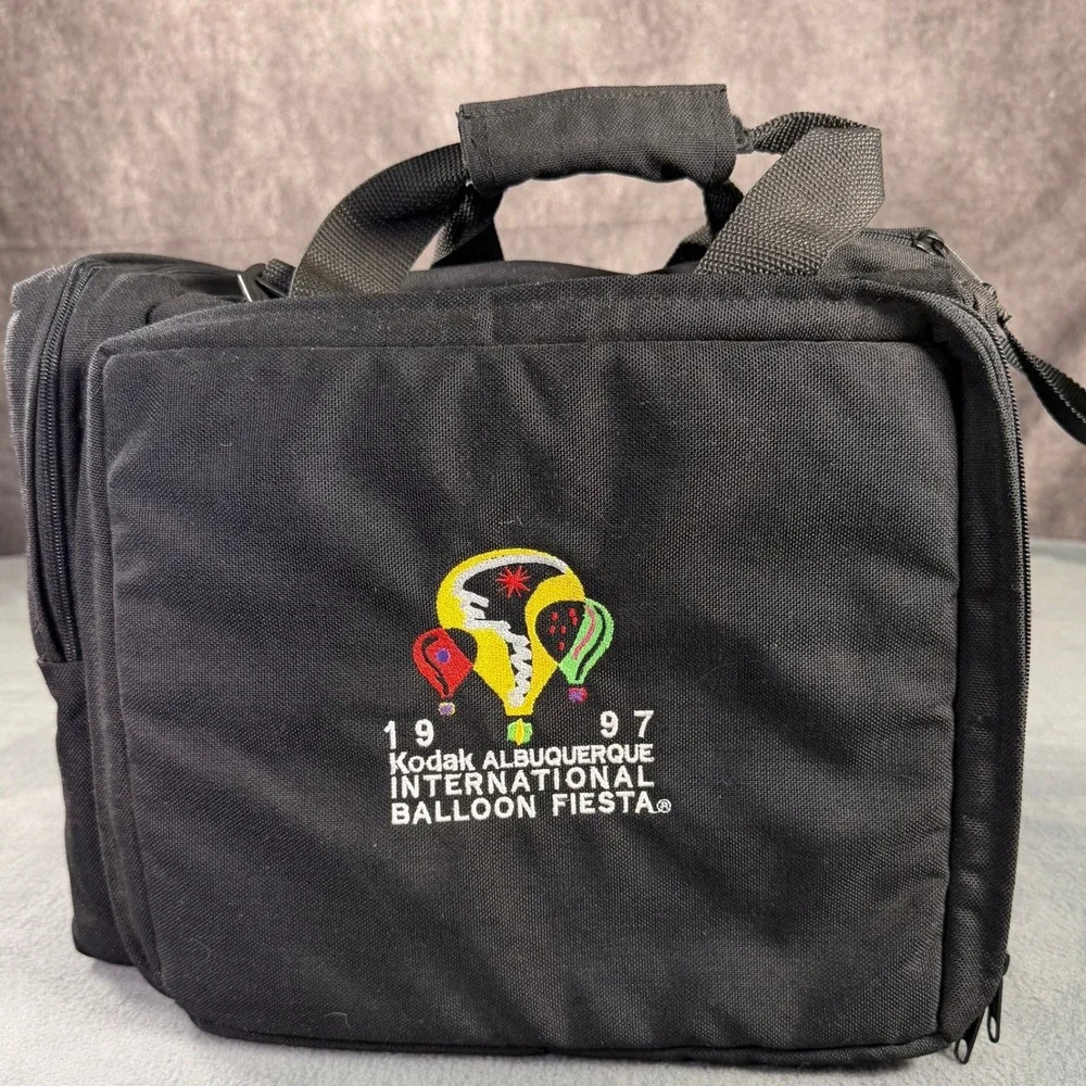 Vintage‎ 1997 Kodak Albuquerque International Balloon Fiesta Aerco Bag Black